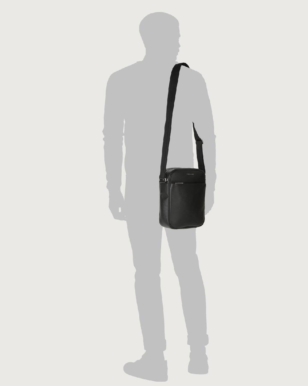 Orciani Borsa a tracolla Timeless in pelle palmellata Spedizione Gratuita