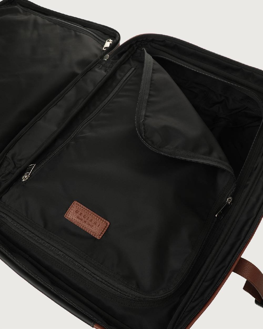 Orciani Trolley Micron due ruote in pelle Qualità Garantita