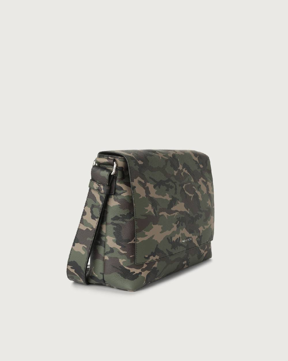 Orciani Borsa messenger Camouflage in pelle Prezzo Ridotto