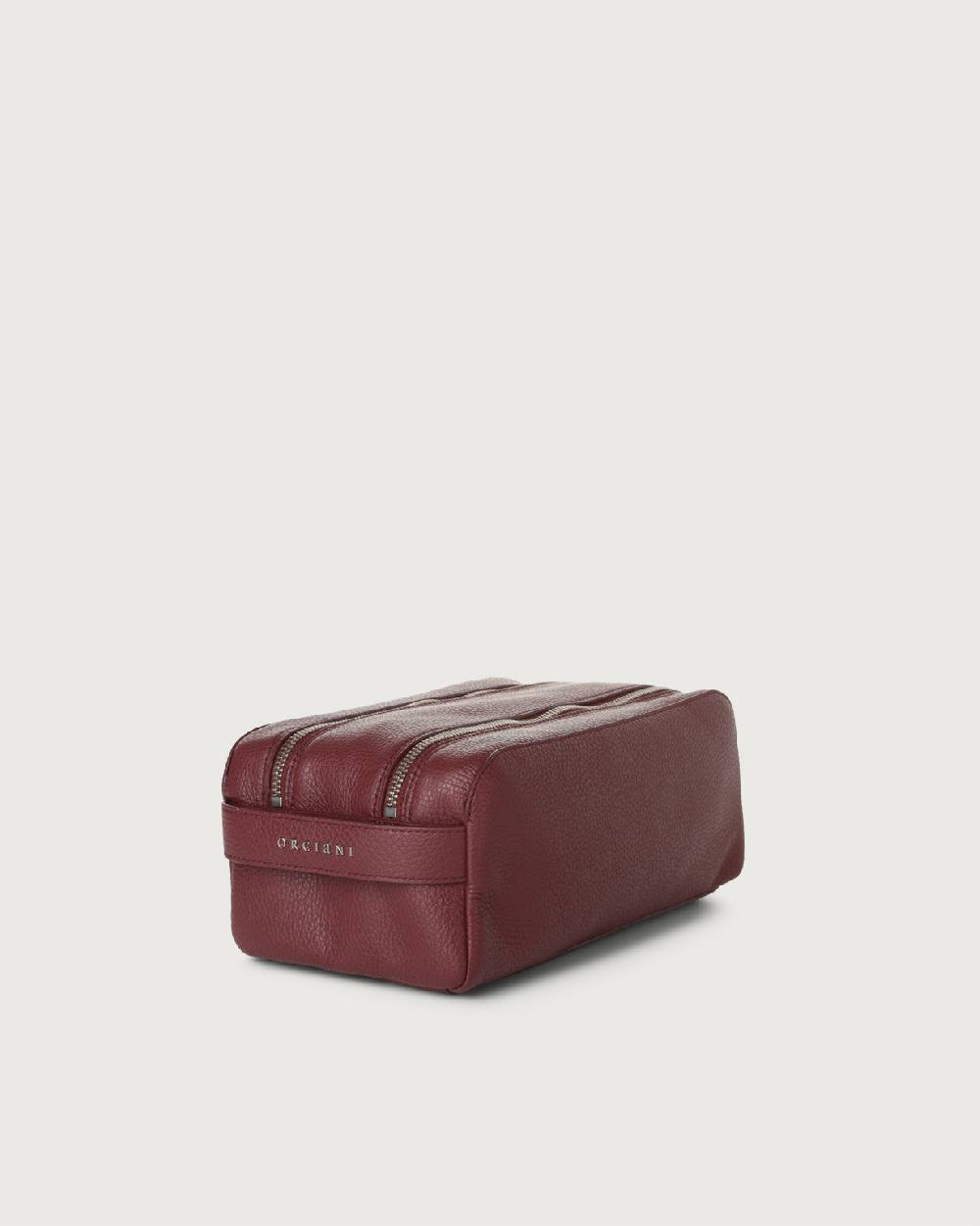 Orciani Beauty case Micron in pelle Outlet