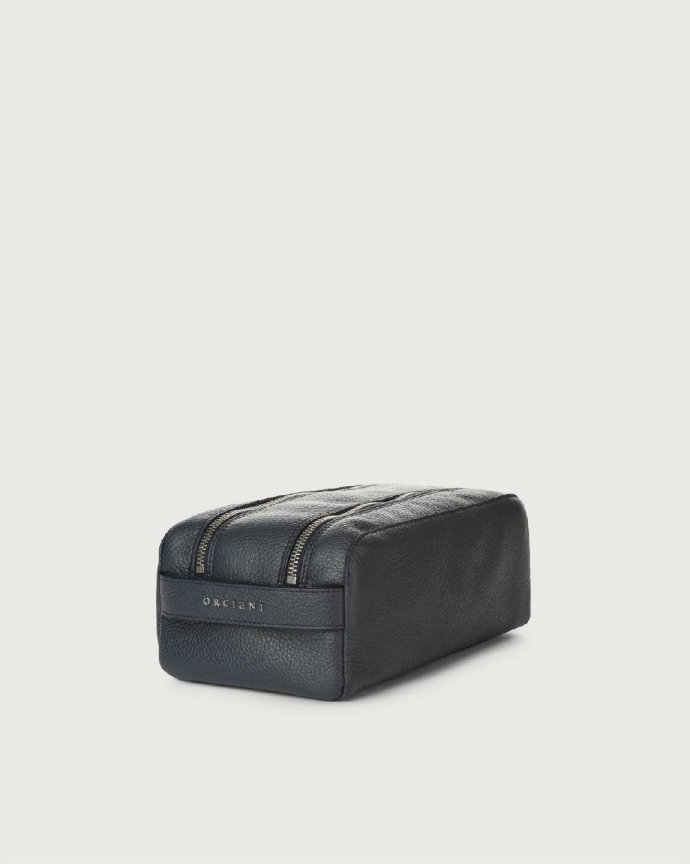 Orciani Beauty case Micron in pelle Consegna Veloce