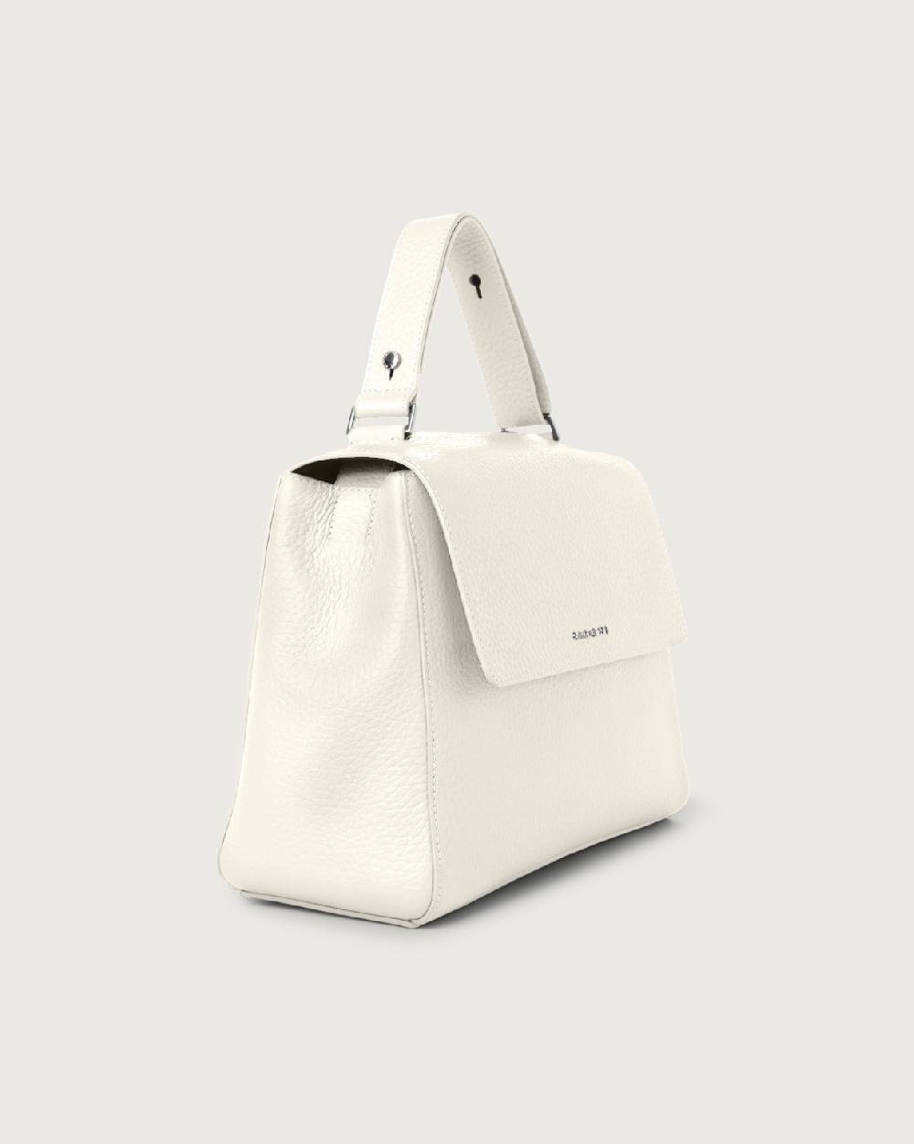 Orciani Borsa Sveva Soft Media a spalla in pelle con tracolla Novità