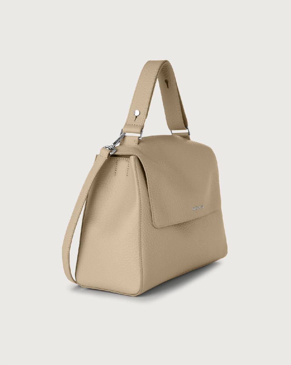 Orciani Borsa Sveva Soft Media a spalla in pelle con tracolla Online
