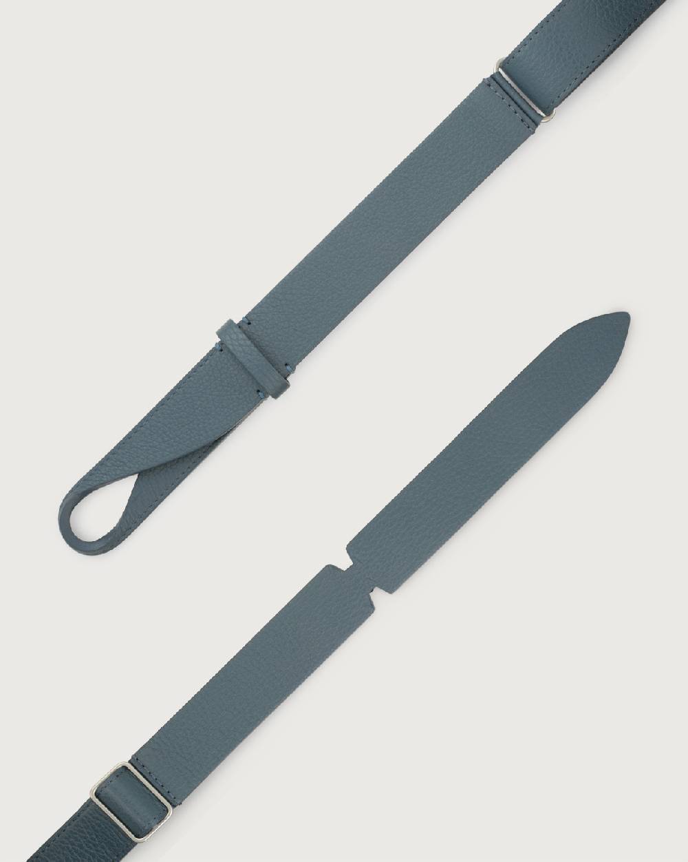 Orciani Cintura Nobuckle Micron in pelle In Vendita