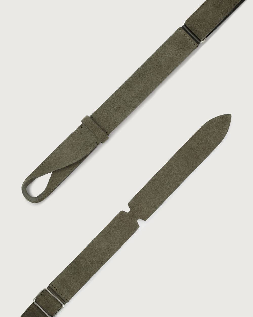 Orciani Cintura Nobuckle Suede in camoscio Saldi
