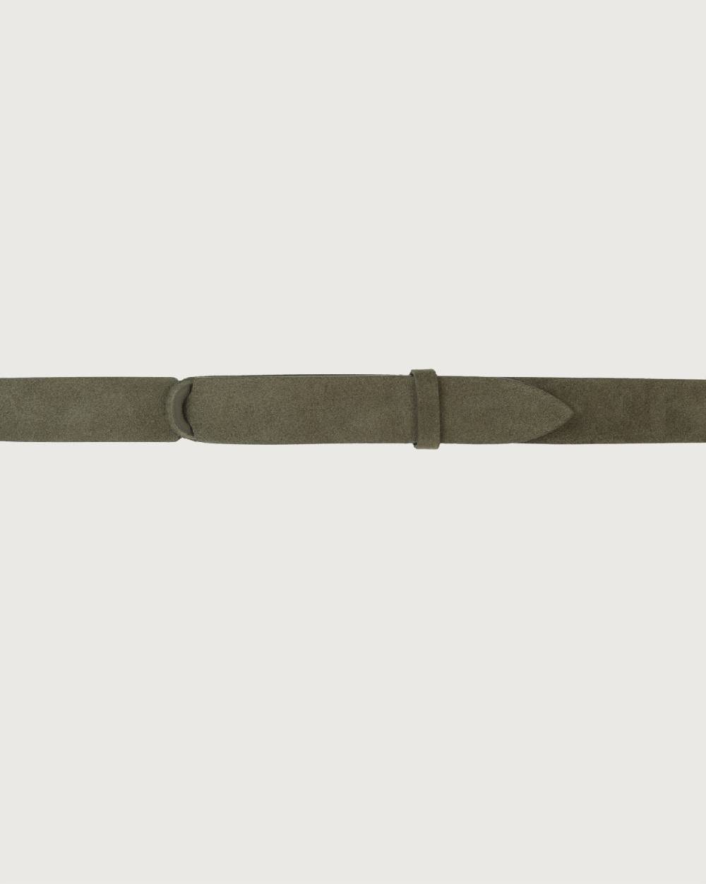 Orciani Cintura Nobuckle Suede in camoscio Saldi