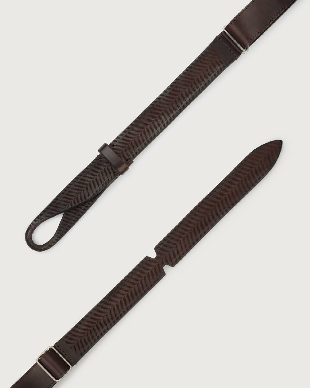 Orciani Cintura Nobuckle Bull Soft in suede Qualità Garantita