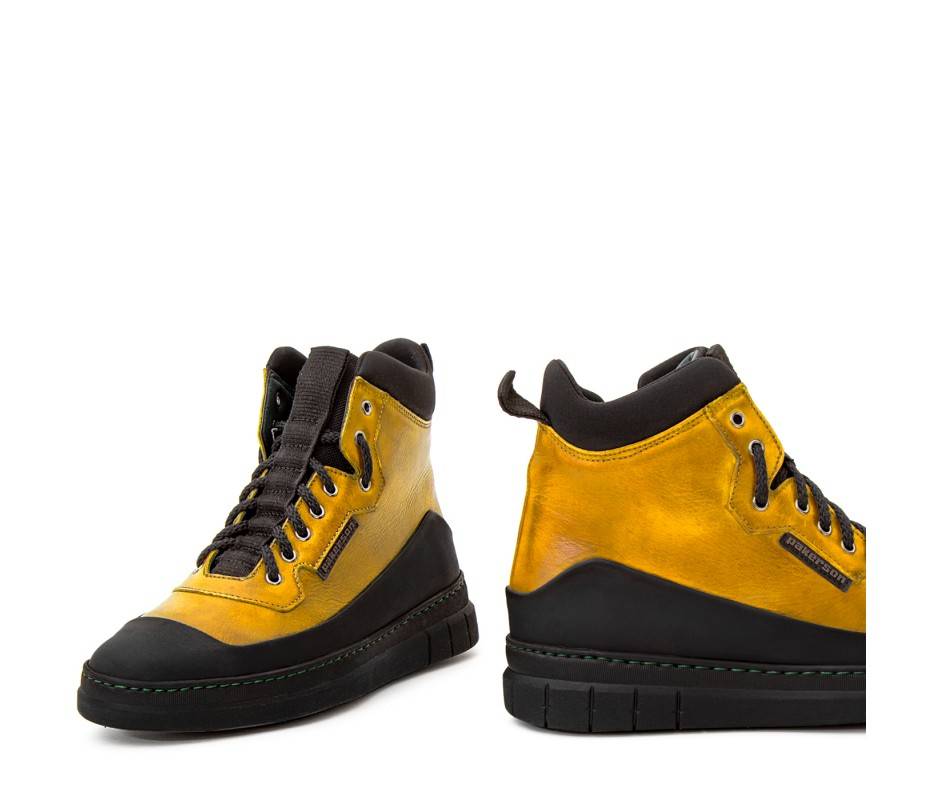Pakerson STIVALETTO APUANE PELLE GIALLA Sconto