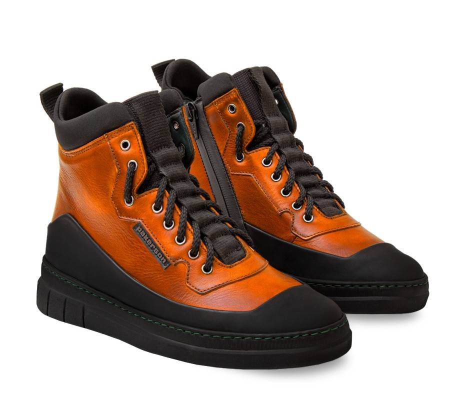 Pakerson STIVALETTO APUANE PELLE ARANCIO Offerta