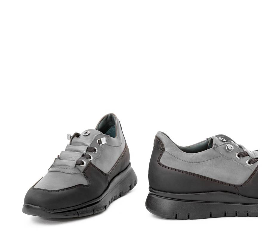 Pakerson SNEAKER AMIATA PELLE GRIGIO SMOG Offerte