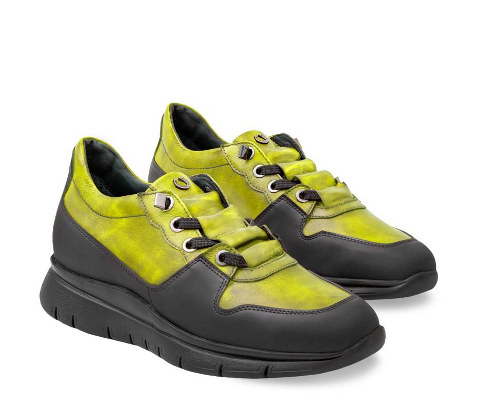 Pakerson SNEAKER AMIATA PELLE VERDE PISTACCHIO Vendita Economica