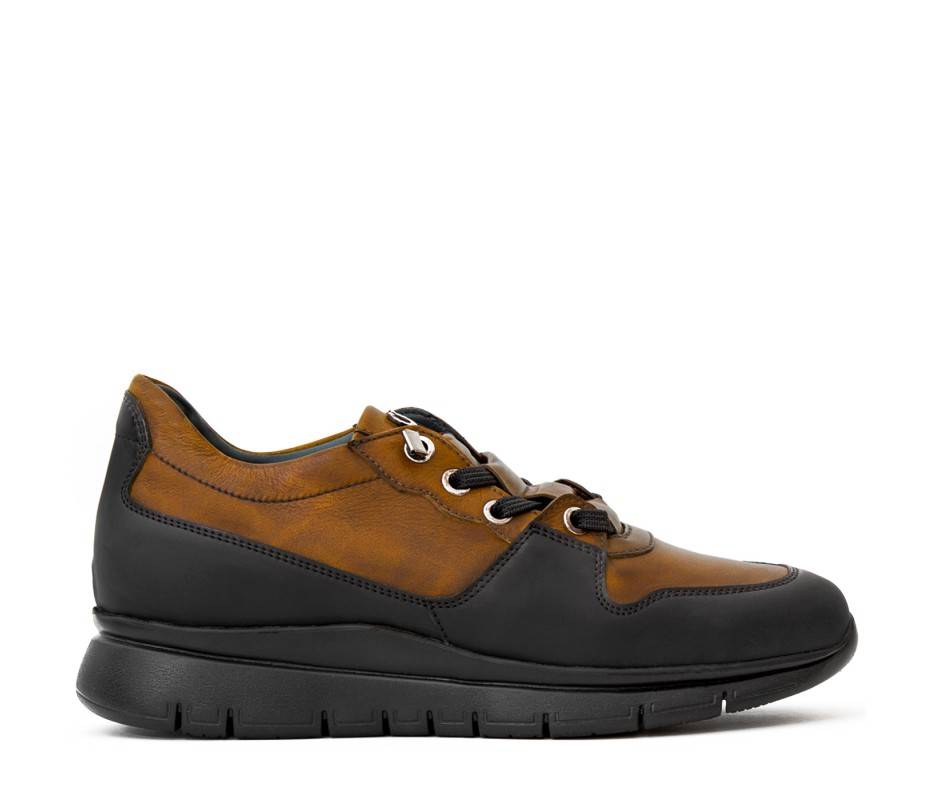 Pakerson SNEAKER AMIATA PELLE MARRONE TAN
