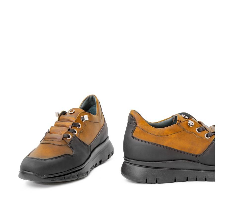 Pakerson SNEAKER AMIATA PELLE GIALLO SENAPE Negozio