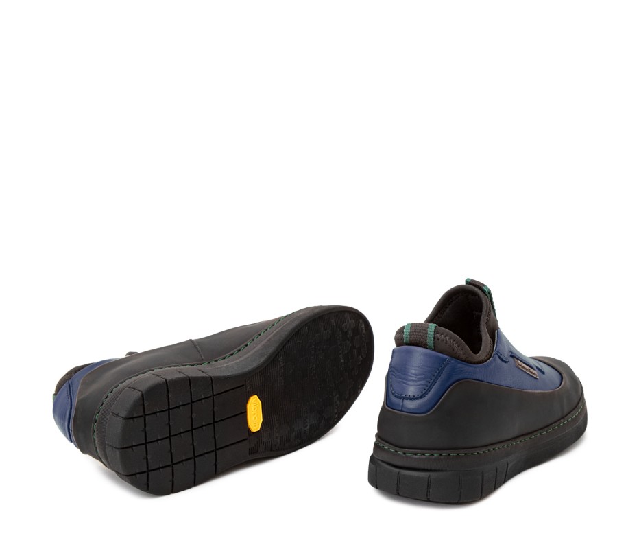 Pakerson SCARPA ABETONE PELLE BLU NAVY In Linea
