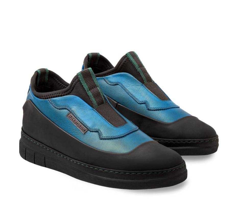 Pakerson SCARPA ABETONE PELLE AZZURRO CIELO Nuovo