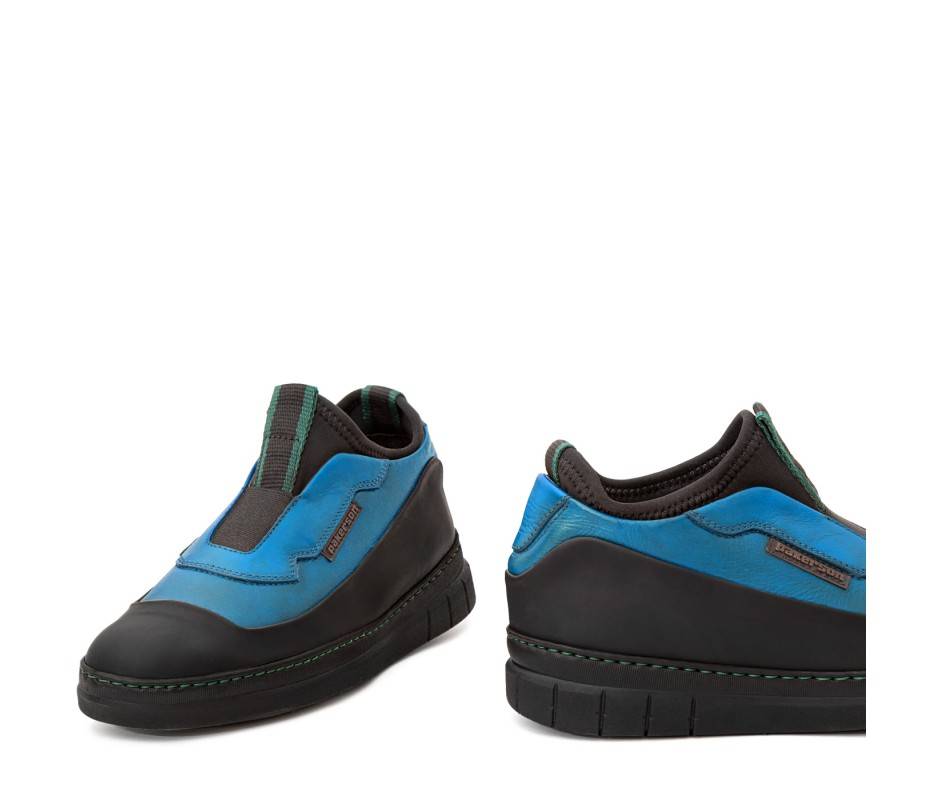 Pakerson SCARPA ABETONE PELLE AZZURRO CIELO Nuovo