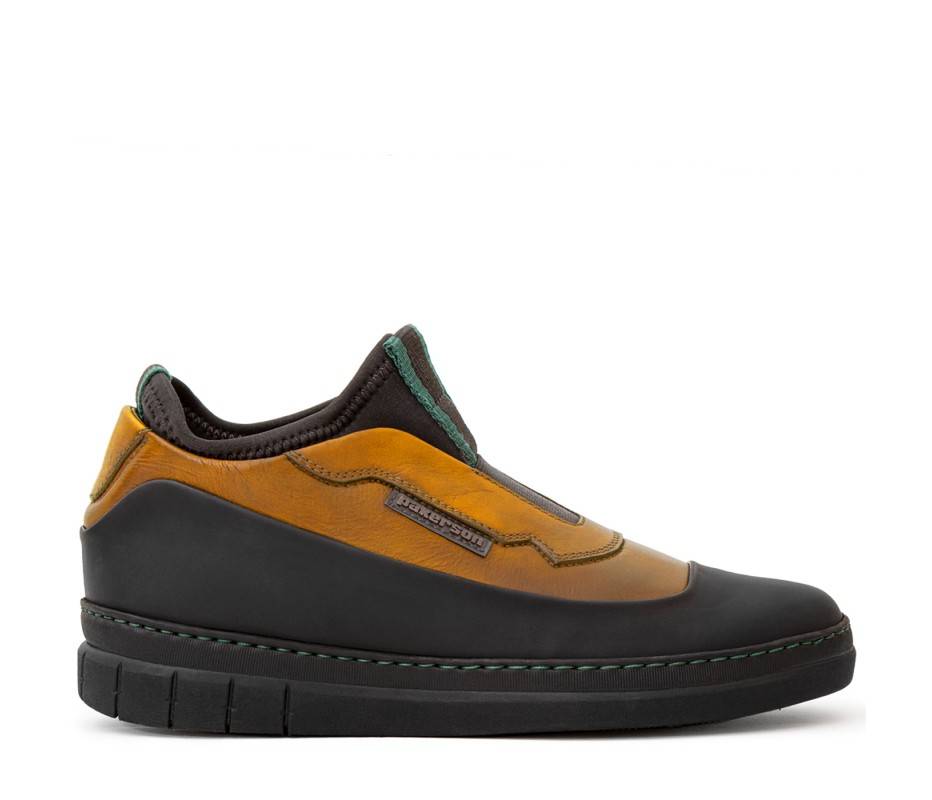 Pakerson SCARPA ABETONE PELLE GIALLO SENAPE