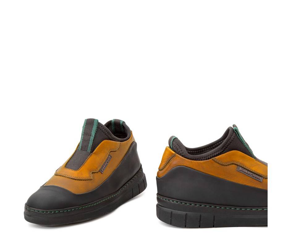 Pakerson SCARPA ABETONE PELLE GIALLO SENAPE Pezzi Unici