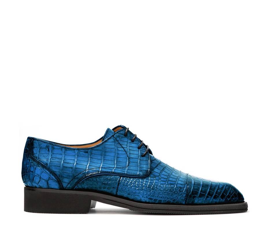 Pakerson DERBY FIRENZE ALLIGATORE AZZURRO BAY