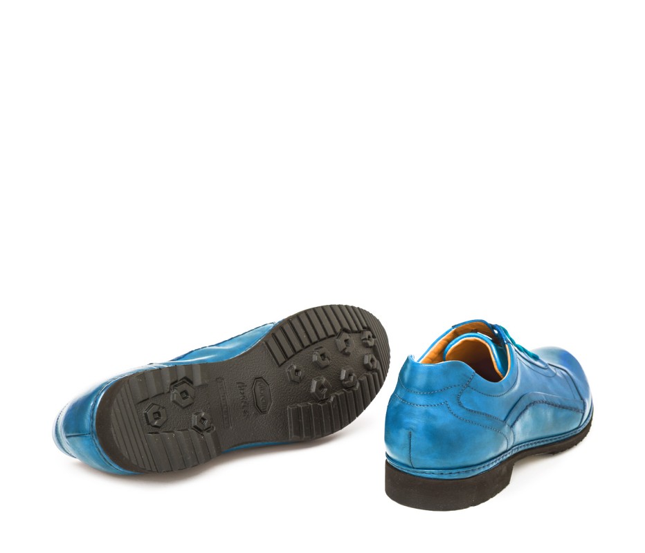 Pakerson DERBY PIENZA PELLE AZZURRO CIELO Sottocosto