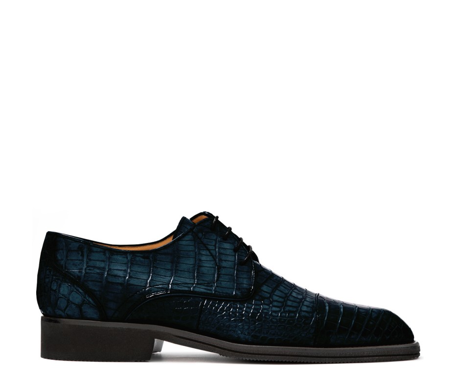 Pakerson DERBY FIRENZE ALLIGATORE BLU ISLAND