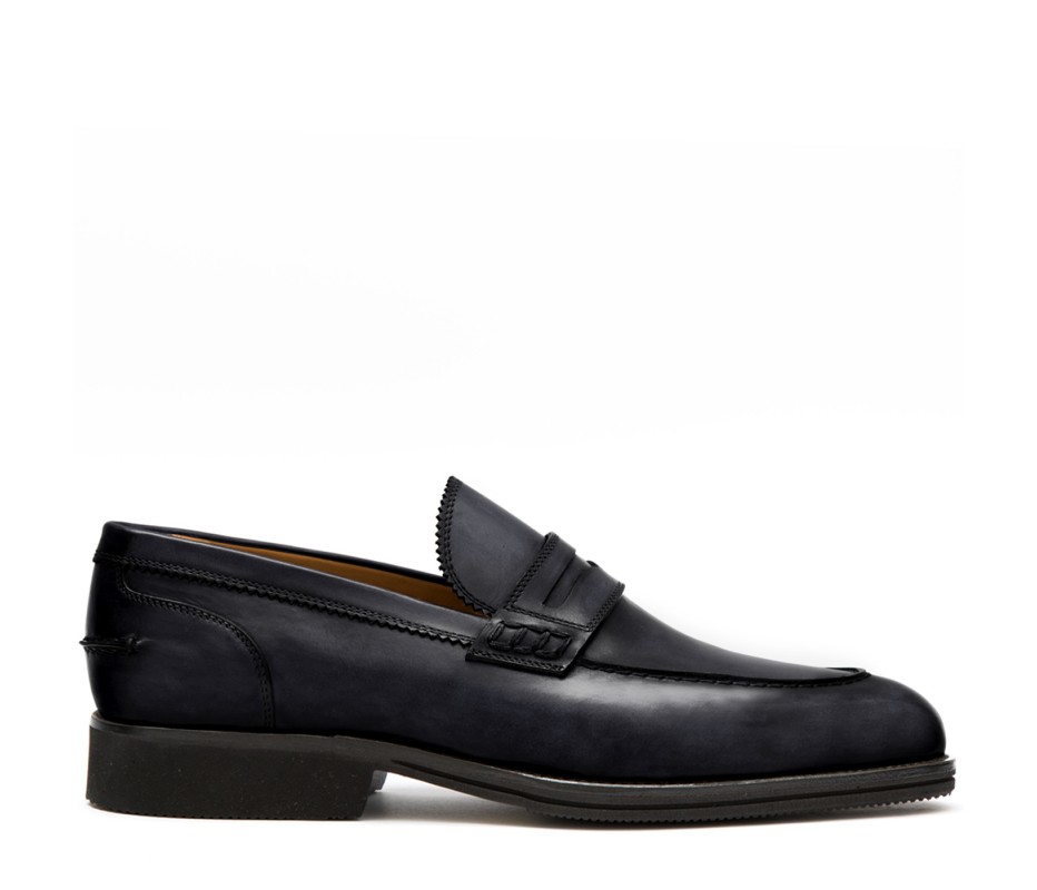Pakerson MOCASSINO LUCCA PELLE GRIGIO STONE