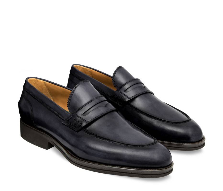 Pakerson MOCASSINO LUCCA PELLE GRIGIO STONE Sconto