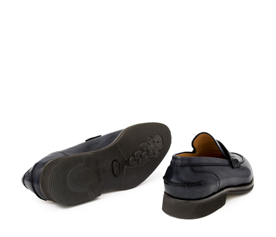 Pakerson MOCASSINO LUCCA PELLE GRIGIO STONE Sconto