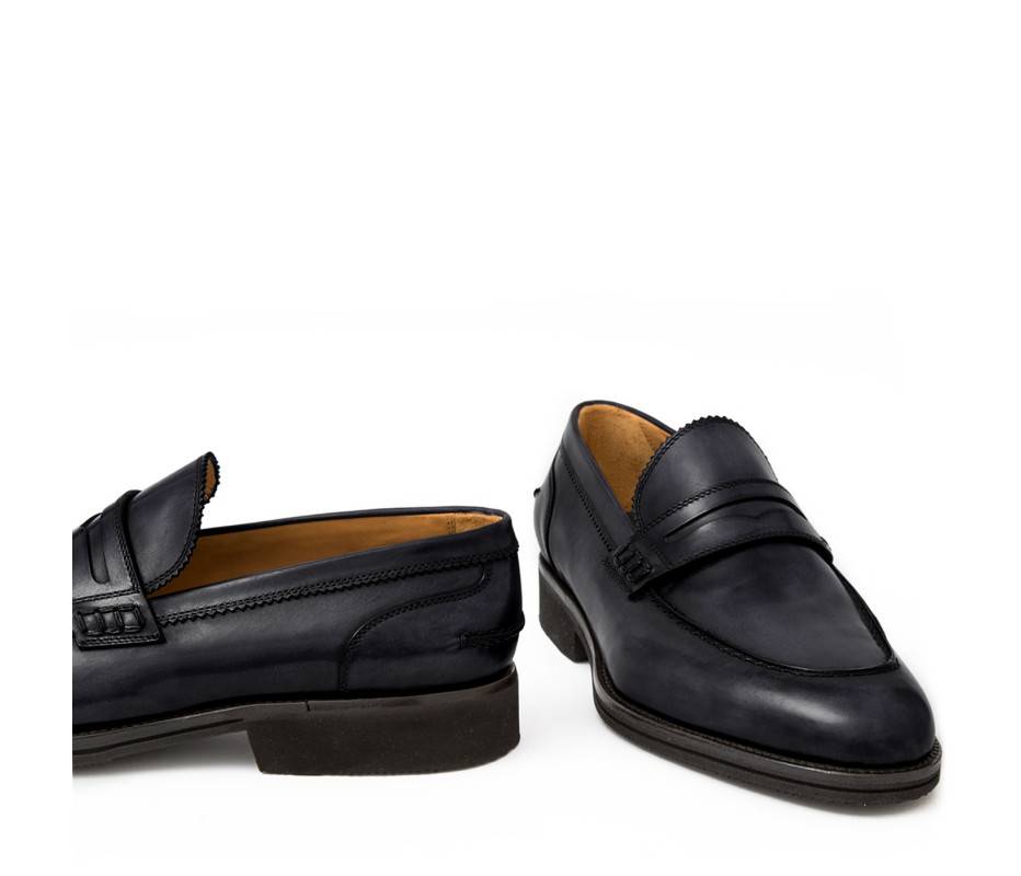 Pakerson MOCASSINO LUCCA PELLE GRIGIO STONE Sconto