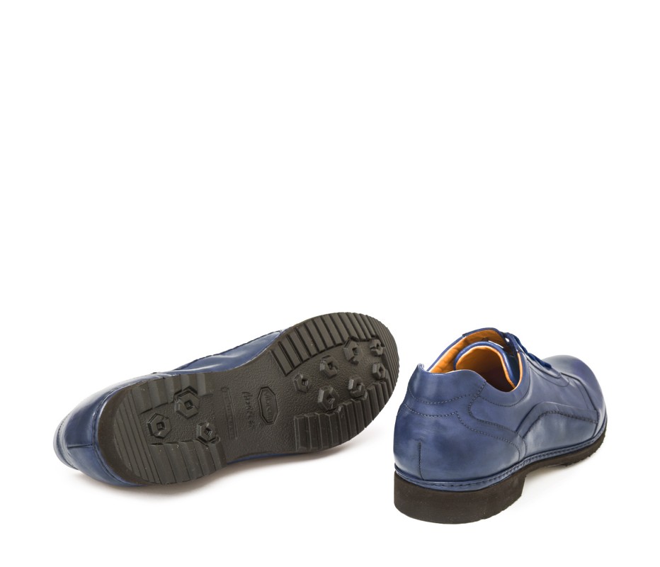 Pakerson DERBY PIENZA PELLE BLU NAVY Offerta