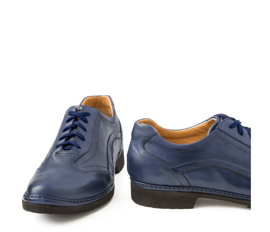 Pakerson DERBY PIENZA PELLE BLU NAVY Offerta