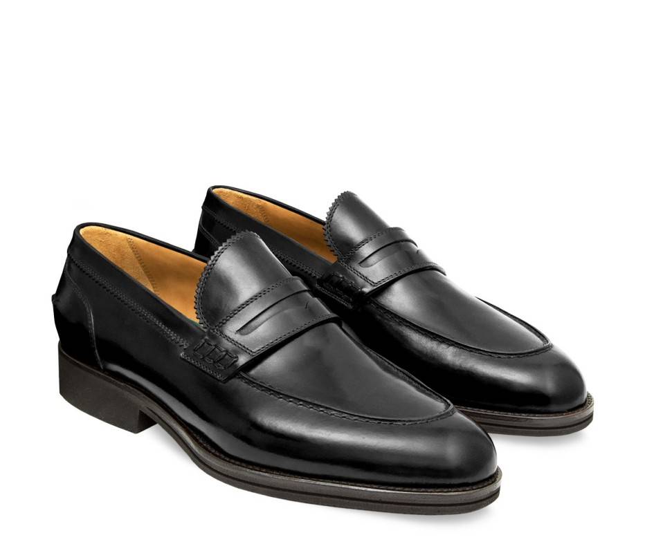 Pakerson MOCASSINO LUCCA PELLE NERA Outlet
