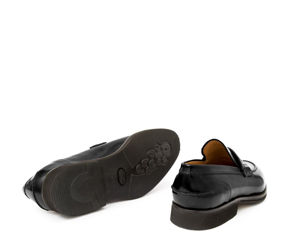 Pakerson MOCASSINO LUCCA PELLE NERA Outlet