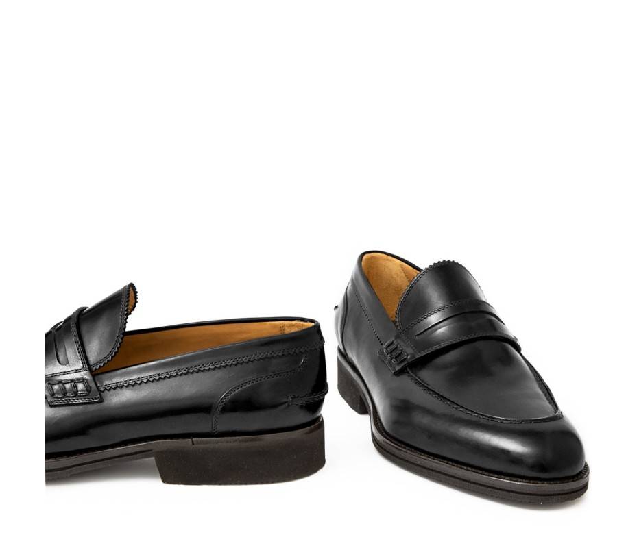 Pakerson MOCASSINO LUCCA PELLE NERA Outlet