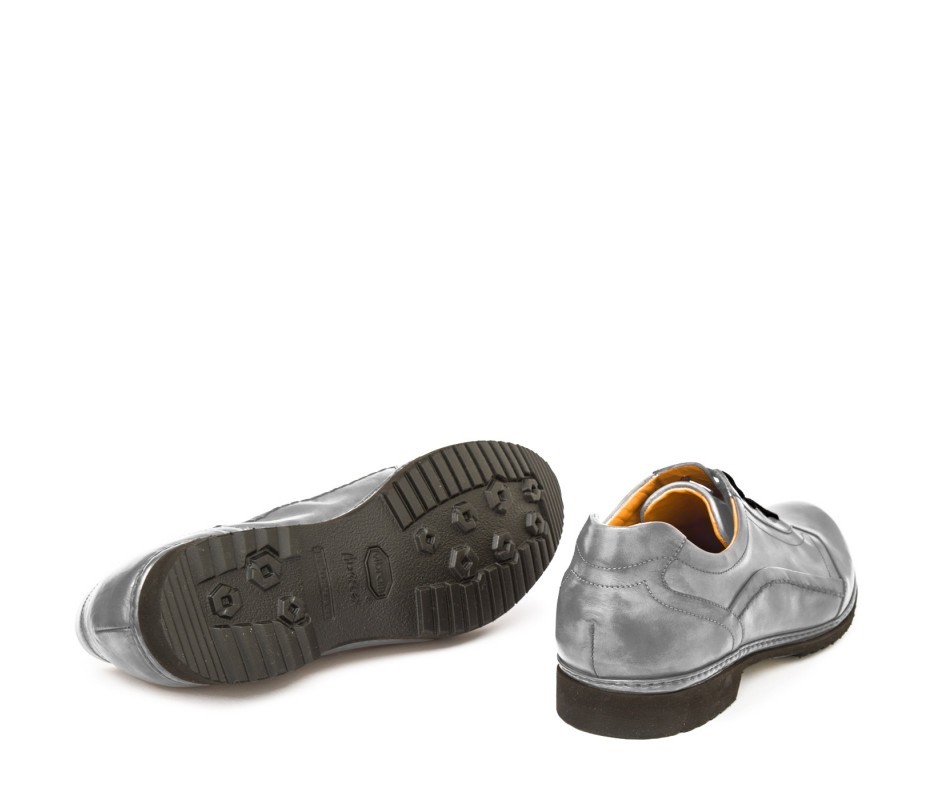 Pakerson DERBY PIENZA PELLE GRIGIO SMOG In Vendita