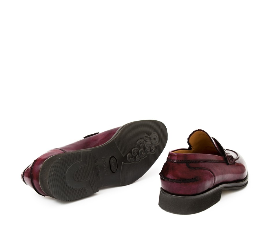 Pakerson MOCASSINO LUCCA PELLE BORDEAUX VINO Hotsell