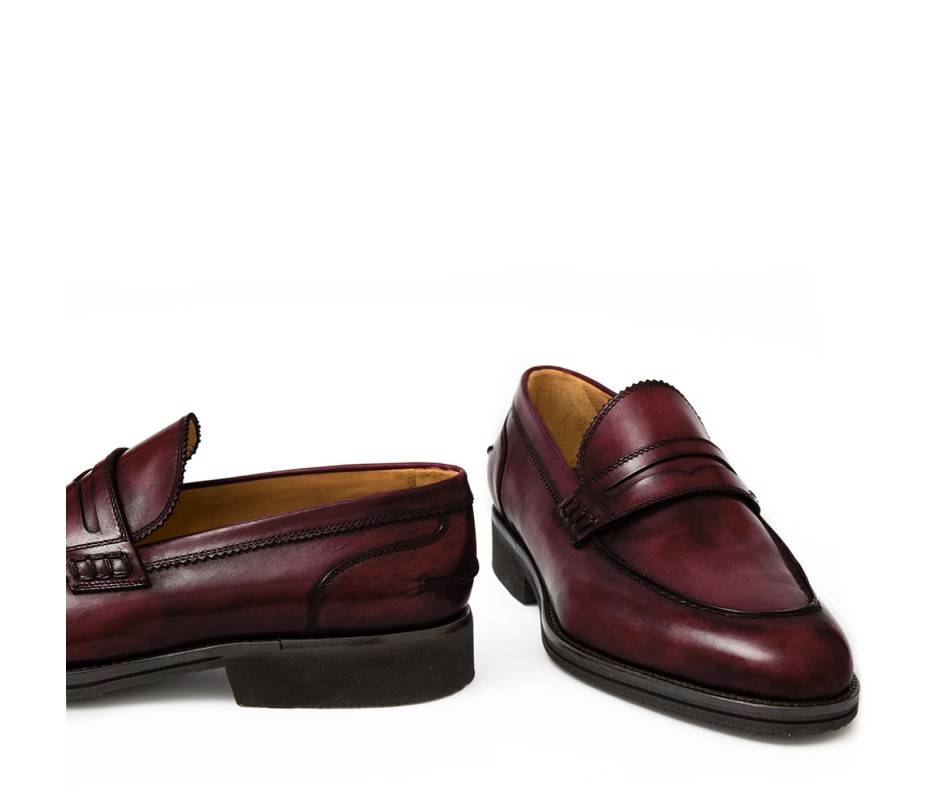Pakerson MOCASSINO LUCCA PELLE BORDEAUX VINO Hotsell