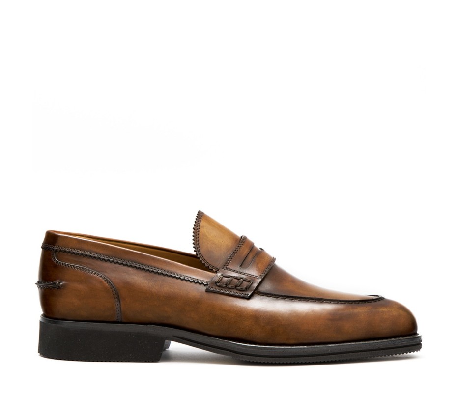 Pakerson MOCASSINO LUCCA PELLE MARRONE TIMBER
