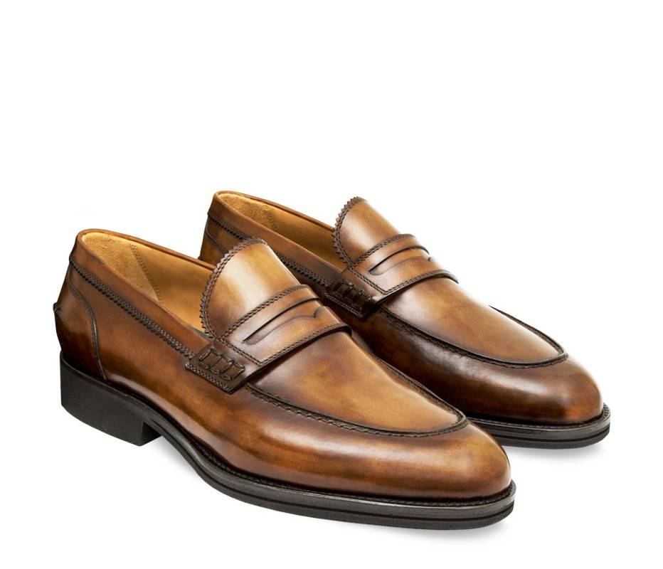 Pakerson MOCASSINO LUCCA PELLE MARRONE TIMBER Moda