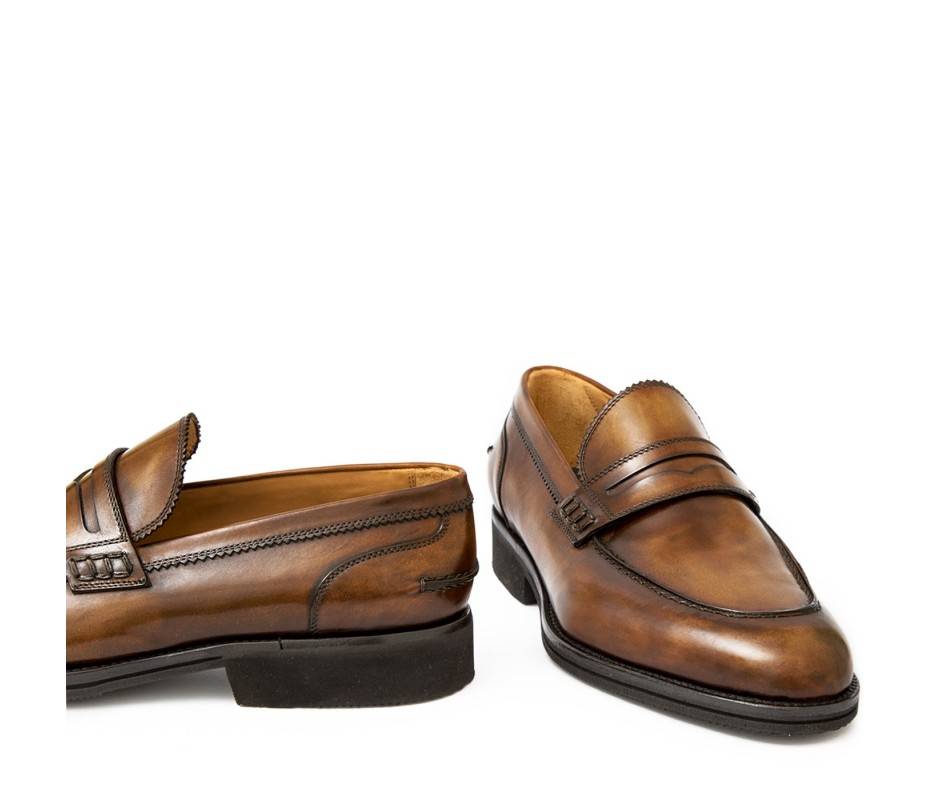 Pakerson MOCASSINO LUCCA PELLE MARRONE TIMBER Moda