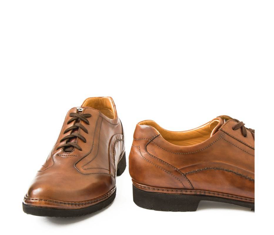 Pakerson DERBY PIENZA PELLE MARRONE TAN 2025