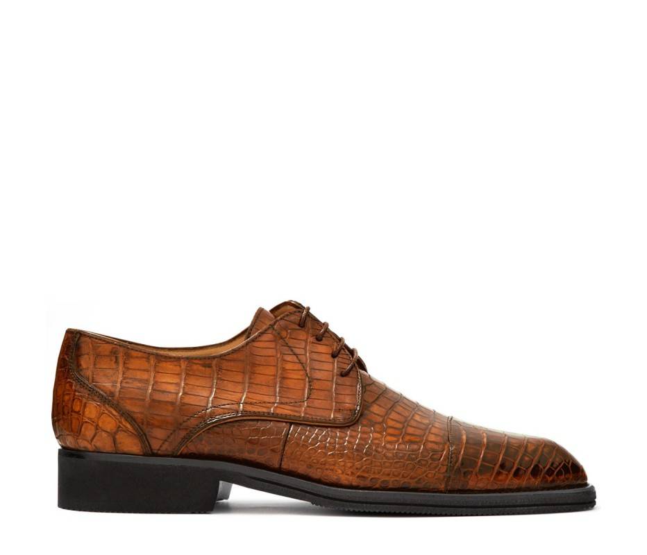 Pakerson DERBY FIRENZE ALLIGATORE MARRONE WOOD