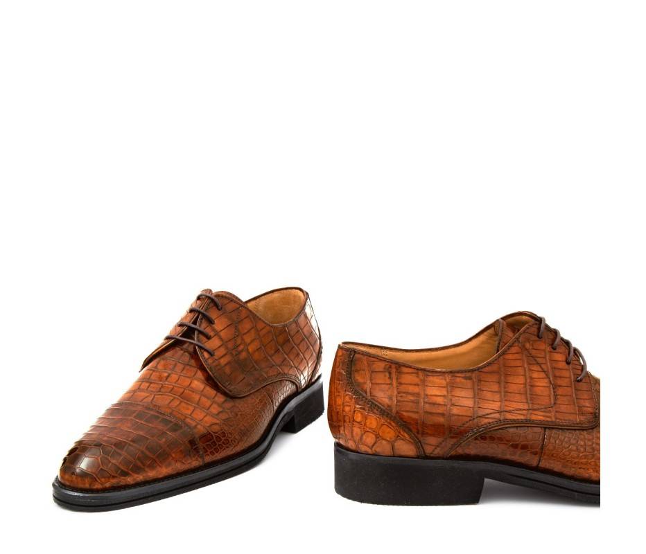 Pakerson DERBY FIRENZE ALLIGATORE MARRONE WOOD Italia