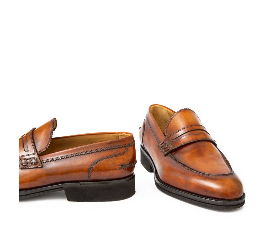 Pakerson MOCASSINO LUCCA PELLE MARRONE WOOD 2025