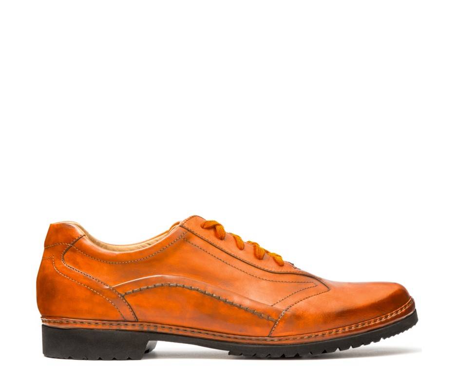 Pakerson DERBY PIENZA PELLE ARANCIO