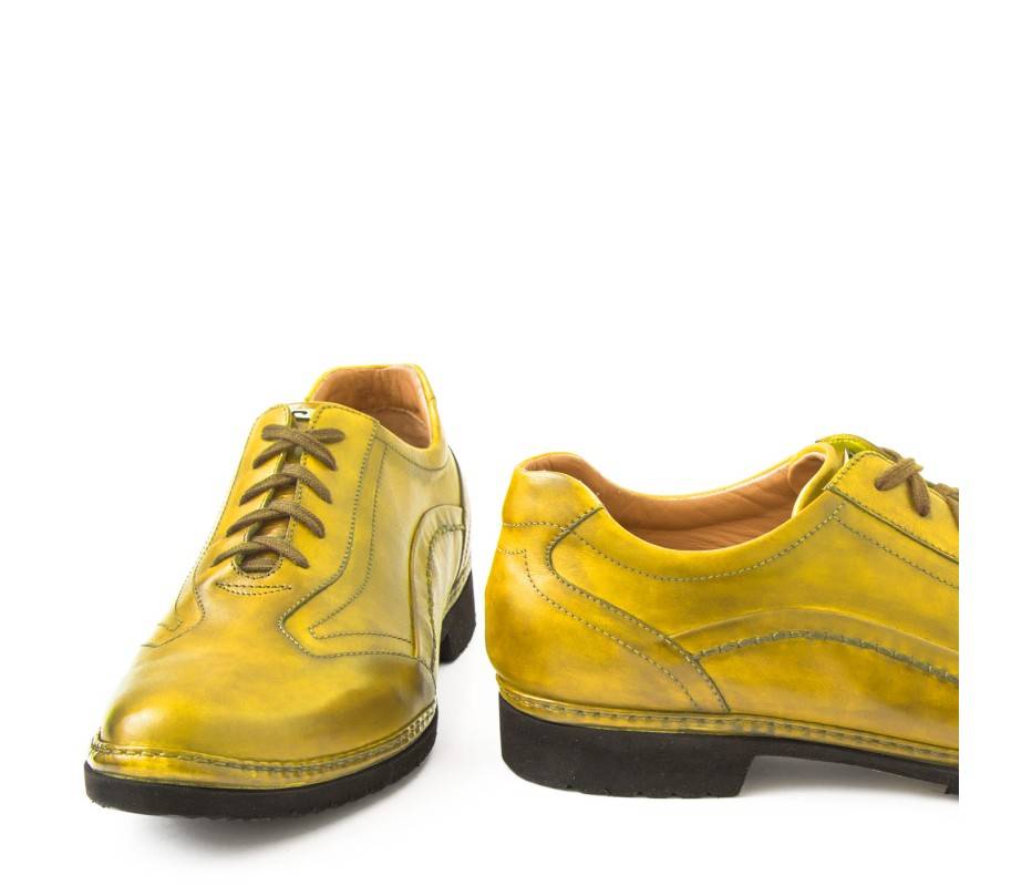 Pakerson DERBY PIENZA PELLE GIALLA Promozione Limitata