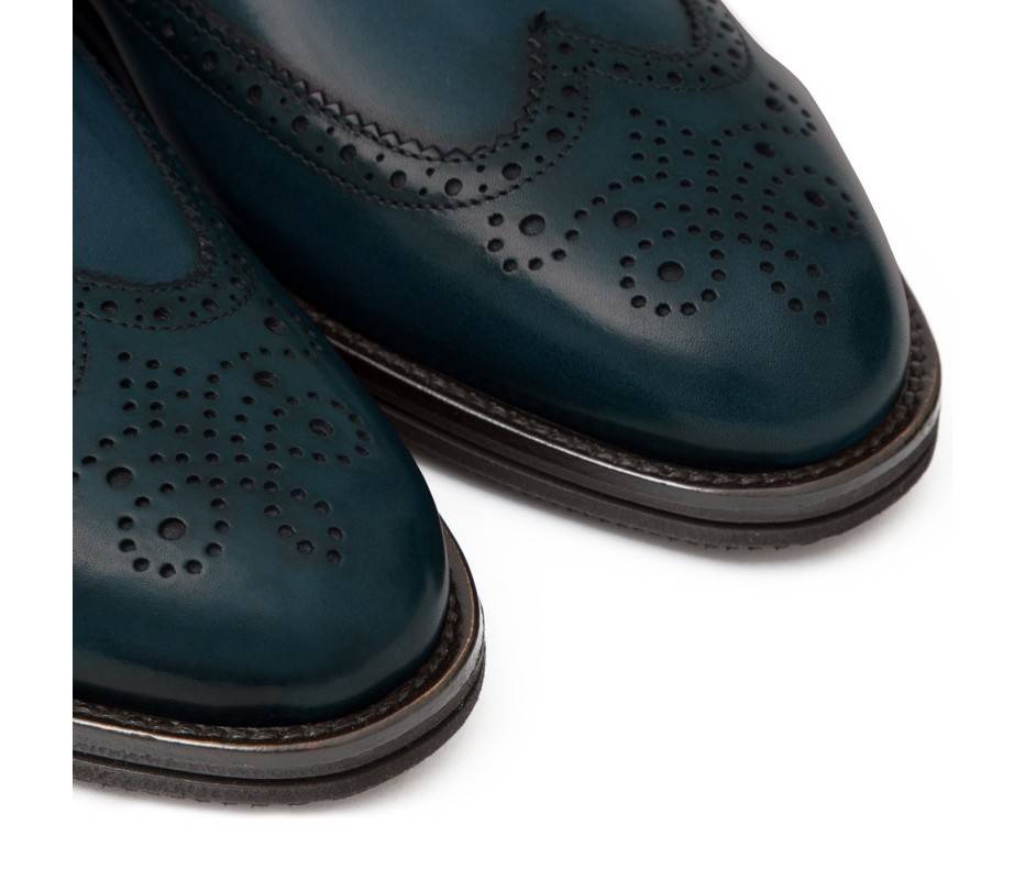 Pakerson DOPPIA FIBBIA SIENA PELLE BLU ISLAND Shopping Online