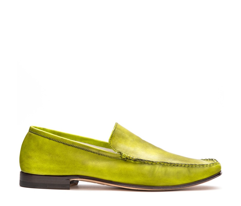 Pakerson MOCASSINO CERRETO PELLE VERDE PISTACCHIO