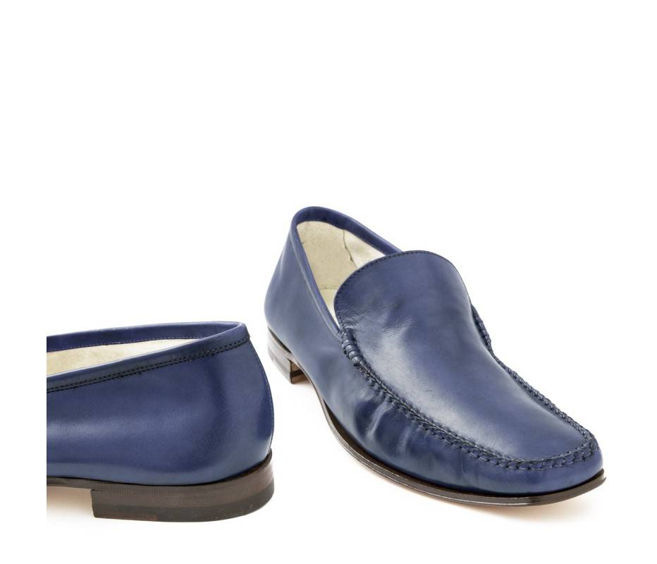 Pakerson MOCASSINO CERRETO PELLE BLU NAVY Novità