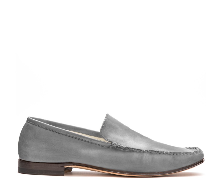 Pakerson MOCASSINO CERRETO PELLE GRIGIO SMOG